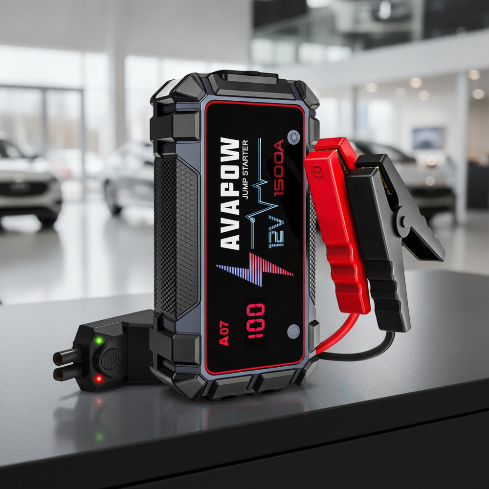 AVAPOW A07 1500A 12800mAh Taşınabilir Akü Takviye Kiti & Hızlı Powerbank