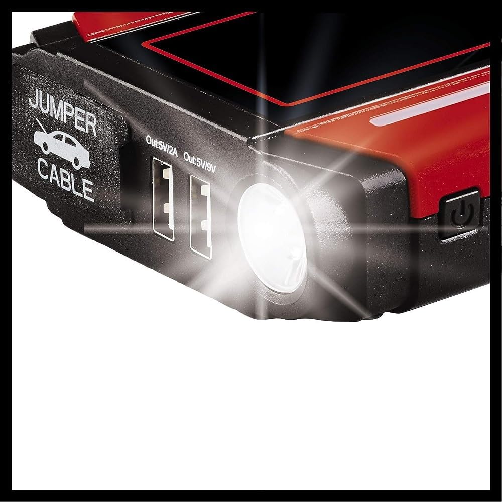 Einhell CE-JS 18/1 Jump-Start 18000mAh 600A Laptop & Araç Akü Takviye Güç İstasyonu - Açı 4