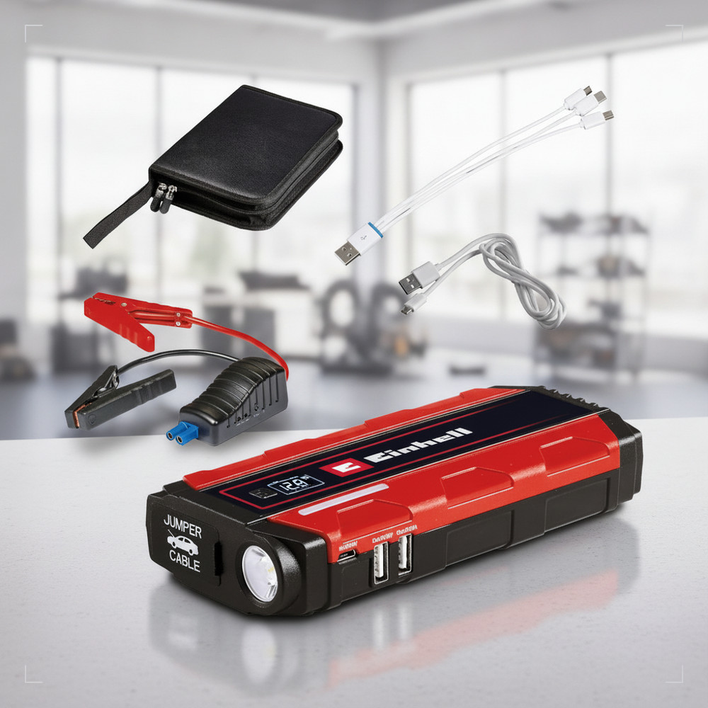 Einhell CE-JS 8/1 Jump-Start 7500mAh 400A Kompakt Binek Araç Akü Takviye Cihazı
