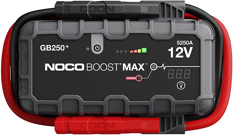 NOCO Boost Max GB250+ 5250A 12V UltraSafe Ağır Vasıta (Tır, Kamyon, İş Makinesi) Lityum Akü Takviye Cihazı - Açı 4